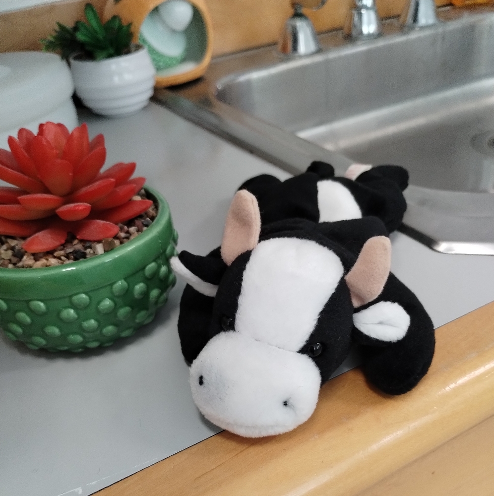 ✓TY Beanie Babies Collectible Rare (Daisy) Cow Stuffed Toys - Picture 2 of 10